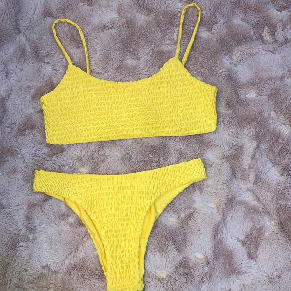 Yellow Shein Bikini